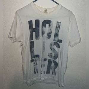 Cream Hollister Short Sleeve